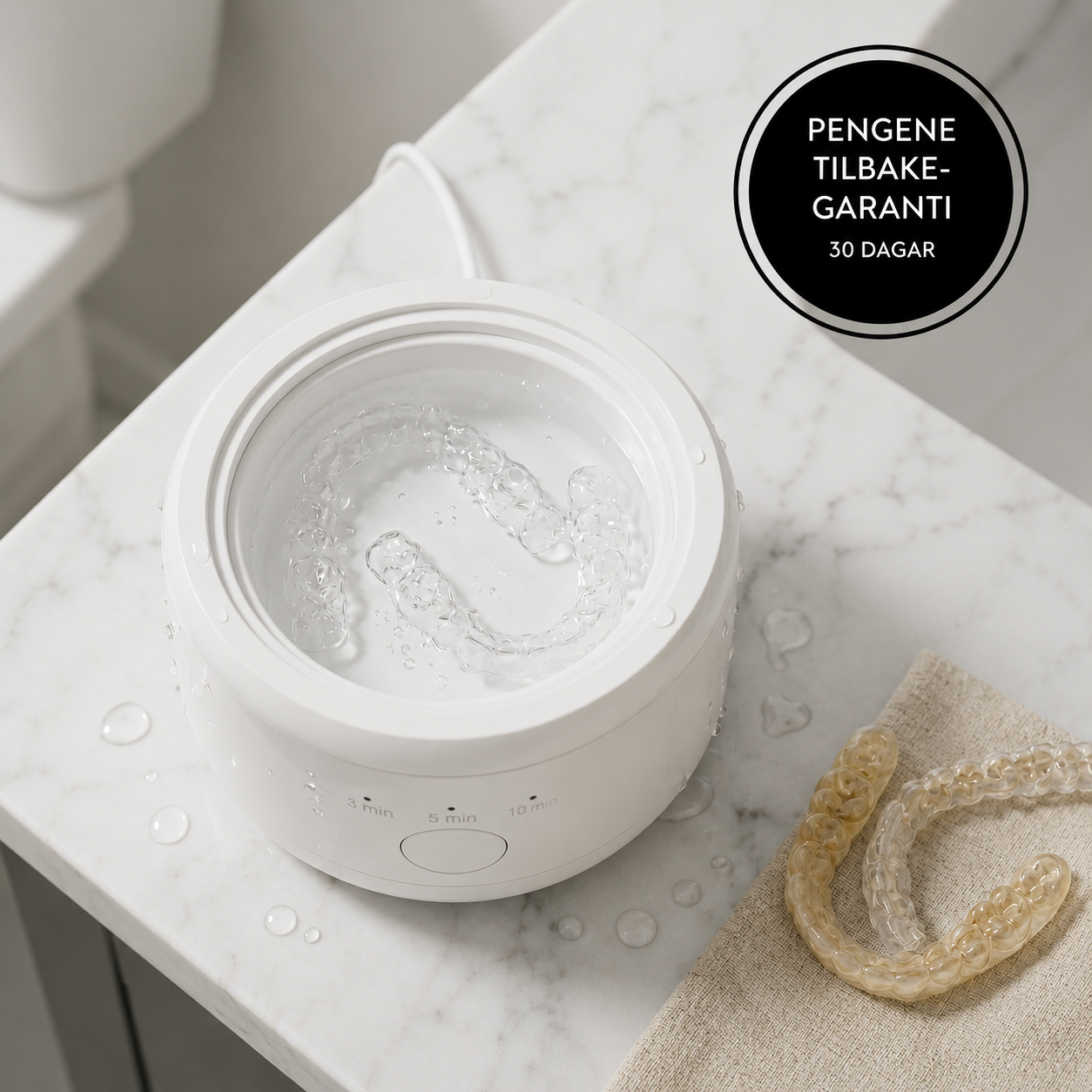 DENTAFRESH - KRISTALLKLAR TANNSKINNE PÅ 10 MIN